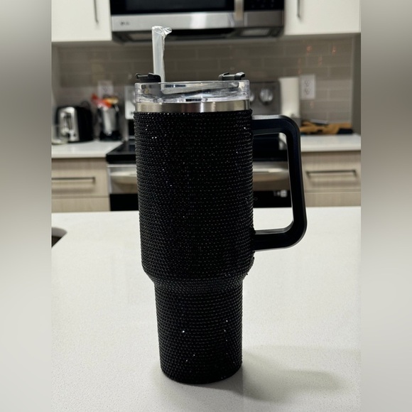 NEW Black Rhinestone Tumbler - Picture 2 of 2